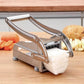 🥔 50% OFF! Stainless Steel Potato & Vegetable Slicer | Strong Suction Base | One-Hand Operation | Quick & Easy Food Prep 🥕