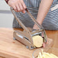 🥔 50% OFF! Stainless Steel Potato & Vegetable Slicer | Strong Suction Base | One-Hand Operation | Quick & Easy Food Prep 🥕