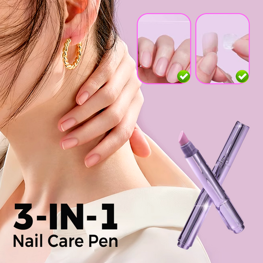💅 BUY 1 GET 1 FREE! ✨ 3-in-1 Nail Care Pen – Cuticle Care, Nail Nourishing & Polishing