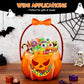 🎃⏳LAST DAY SALE 50% OFF! 👻 Halloween Trick or Treat Goodie Bags 🍬 Fun Pumpkin, Skull & Black Cat Designs | Perfect for Halloween Parties, Classrooms & Treats 🕷️