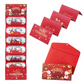 🎁 EARLY CHRISTMAS SALE 50% OFF🎄Christmas Cash Gift Envelope – 6-Slot Money Holder with Ribbon & Festive Designs