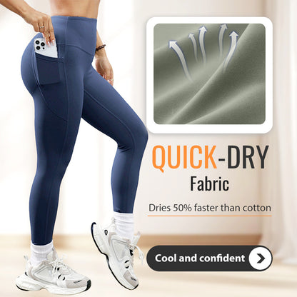 🔥 55% OFF 💕Women’s High-Waist Yoga Leggings – High Stretch, Seamless Feel & Ankle Length