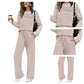 🔥LAST DAY SALE 60% OFF👍✨Women's 2026 UK Casual Crew Neck Top & Drawstring Pants Set