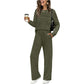 🔥LAST DAY SALE 60% OFF👍✨Women's Crew Neck Top & Drawstring Pants Set