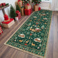🎄 50% OFF🦌 – Soft Non-Slip Christmas Rug | Festive Reindeer & Snowflake Home Decor