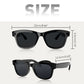 AI smart glasses with ChatGPT, 8 MP camera and HD 1200P 4K video recording, real-time translation in over 160 languages, Bluetooth 5.4, HiFi audio and music control, smart sunglasses with video recording for on the go