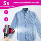 🔥 50% OFF 💨 2-in-1 Portable Garment Steamer & Iron – 5-Second Heat-Up, Compact & Travel-Ready