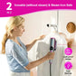 🔥 50% OFF 💨 2-in-1 Portable Garment Steamer & Iron – 5-Second Heat-Up, Compact & Travel-Ready