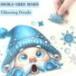🎄 50% OFF❄️ | Christmas Glitter Window Clings – 9PCS Reusable Double-Sided Decorations