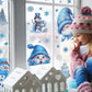 🎄 50% OFF❄️ | Christmas Glitter Window Clings – 9PCS Reusable Double-Sided Decorations