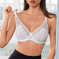💜 50% OFF – Mermaid Scale Lace Full-Coverage Bra – Unlined Underwire Support, B–G Cup