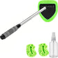 🚗 50% OFF – Extendable Windshield Cleaning Tool Set | 180° Rotating Car Window Cleaner with 4 Reusable Microfibre Pads