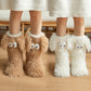 🏆🔥LAST DAY BUY 1 GET 1 FREE⚡50K+ SOLD💕Women's Plush Slippers Floor Socks 👍 ✨Winter Home Indoor Thickened Fleece-Lined Anti-Slip Adult