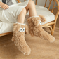 ⏳LAST DAY SALE 50% OFF! 💗 Women's Plush Slipper Socks 🧦 Thick Fleece-Lined & Anti-Slip | Warm, Cosy & Perfect for Indoor Winter Wear ❄️