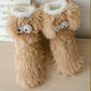 ⏳LAST DAY SALE 50% OFF! 💗 Women's Plush Slipper Socks 🧦 Thick Fleece-Lined & Anti-Slip | Warm, Cosy & Perfect for Indoor Winter Wear ❄️