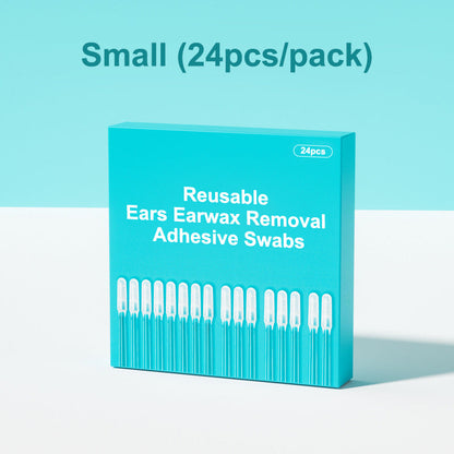 🏆LAST DAY SALE: ONLY ￡8.9 & FREE SHIIPPING!!🔥Reusable Earwax Removal Adhesive Swabs👂✨️