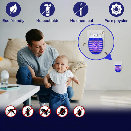🔥LAST DAY SALE: BUY 2 GET 1 FREE!!🔥SilentGuard™ Mosquito Defence Lamp – Chemical-Free & Hypoallergenic Protection🦟🚫