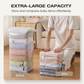 🔥 OVER 60% OFF + BUY 2 GET 1 FREE 🧳 No-Pump Vacuum Storage Bags – Save Up to 80% Space, Extra-Large & Reusable