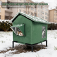 🏠 LIMITED-TIME 50% OFF! 🐈 All-Weather Elevated Outdoor Cat House – Waterproof, Insulated, Foldable 🌧️