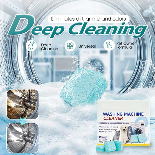 ⏳LAST DAY SPECIAL PRICE: ONLY ￡7.99!!🏆SOPAMI 🇬🇧 Eco-Friendly Washing Machine Cleaner 12 Tablets Deep Cleans Inner Tank & Repels Odors for Clean & Fresh Washers🌸