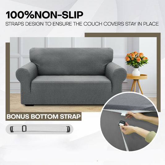 🔥 50% OFF 🛋️ High-Stretch Jacquard Sofa Cover – Non-Slip, Washable & Pet-Friendly
