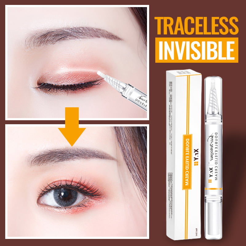 Double eyelid shaping cream result
