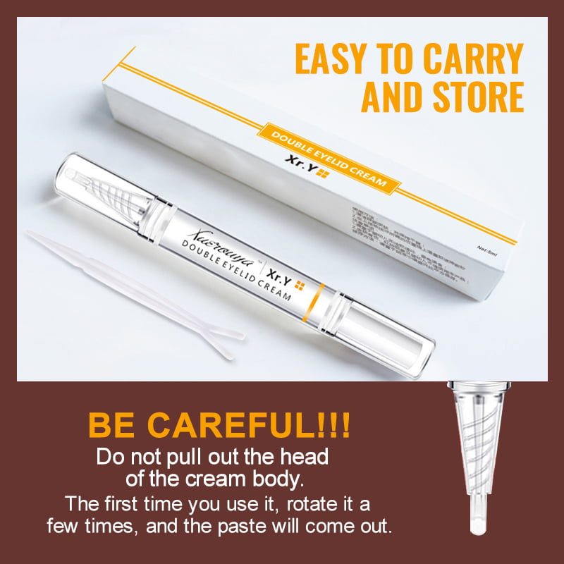 Long lasting eyelid shaping cream