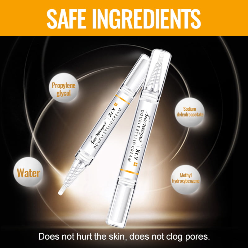 Invisible eyelid cream