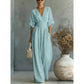🔥 50% OFF! 👗 Women’s V-Neck High-Waist Wide-Leg Jumpsuit | Elegant & Comfortable One-Piece Outfit | Effortless Everyday Style ✨