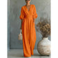 🔥 50% OFF! 👗 Women’s V-Neck High-Waist Wide-Leg Jumpsuit | Elegant & Comfortable One-Piece Outfit | Effortless Everyday Style ✨