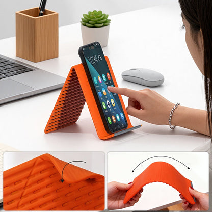 📱 50% OFF! Flexible Silicone Phone Holder | Adjustable Hands-Free Phone Stand | Soft, Lightweight & Portable | Perfect for Desk, Bed & Travel ✨