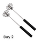 🔥LAST DAY SALE - 50% OFF🔥Stainless Steel Semi-Automatic Hand Egg Beater