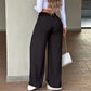 ⏳ LAST DAY SALE ONLY £15.99! 👖 Women’s High-Waisted Straight-Leg Trousers | Front Seam Detail & Elasticated Waist | Smart, Comfortable & Easy to Style ✨