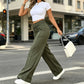 ⏳ LAST DAY SALE ONLY £15.99! 👖 Women’s High-Waisted Straight-Leg Trousers | Front Seam Detail & Elasticated Waist | Smart, Comfortable & Easy to Style ✨