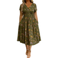 🔥LAST DAY SALE ONLY￡15.99!!🌿Women's V-Neck Floral Print Dress with Twist Waist