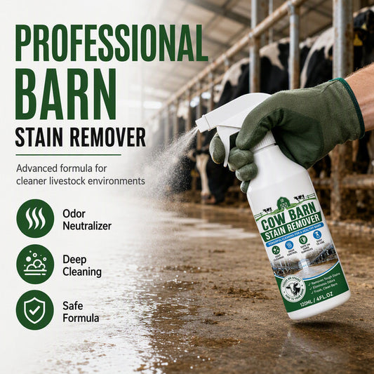 🔥 50% OFF TODAY! 🐴 Tough Barn Mess? Spray It, Wipe It, Done. 🧼 Heavy-Duty Cleaner for Stubborn Dirt, Stains & Grime