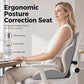 🔥 50% OFF! 🪑 Ergonomic Memory Foam Seat Cushion with Back Support | Pressure-Relieving Comfort for Office, Car & Home | Supportive Cushion for Long Sitting ✨
