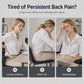 🔥 50% OFF! 🪑 Ergonomic Memory Foam Seat Cushion with Back Support | Pressure-Relieving Comfort for Office, Car & Home | Supportive Cushion for Long Sitting ✨