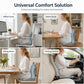 🔥 50% OFF! 🪑 Ergonomic Memory Foam Seat Cushion with Back Support | Pressure-Relieving Comfort for Office, Car & Home | Supportive Cushion for Long Sitting ✨