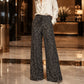 🔥 76% OFF | Women’s Sparkly Wide-Leg Pants – High Waist & Relaxed Fit