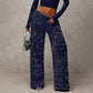 🔥 76% OFF | Women’s Sparkly Wide-Leg Pants – High Waist & Relaxed Fit