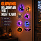 🎃 50% OFF! 👻 Halloween Glow-in-the-Dark Wall Stickers | Spooky Ghosts, Bats & Pumpkin Decor | Fun Halloween Room Decoration ✨