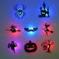 🎃 50% OFF! 👻 Halloween Glow-in-the-Dark Wall Stickers | Spooky Ghosts, Bats & Pumpkin Decor | Fun Halloween Room Decoration ✨