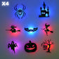 🎃 50% OFF! 👻 Halloween Glow-in-the-Dark Wall Stickers | Spooky Ghosts, Bats & Pumpkin Decor | Fun Halloween Room Decoration ✨