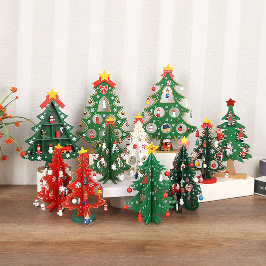 🎄 50% OFF! ✨ DIY Wooden Christmas Tree Ornament Set – Build, Paint & Decorate Your Own Christmas Tree | Fun Family Craft Activity | Reusable Holiday Decoration 🎁