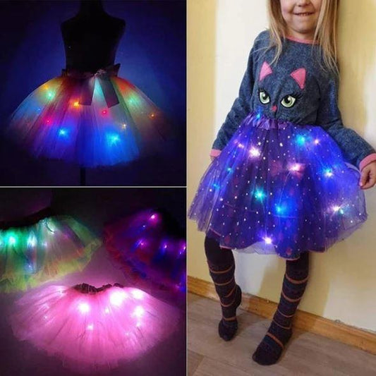 ⏳LAST DAY SALE 50% OFF! ✨ Magical & Luminous LED Tutu Skirt 🩰💖 Glowing LED Lights & Dreamy Design | Perfect for Parties, Dance, Performances & Dress-Up 🎀