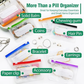 ⏳LAST DAY SALE 50% OFF! 💊 A8 Waterproof Pill Organiser ✨ 14 Large Zipped Pouches for A8 Binders | Compact, Secure & Easy to Carry 👜