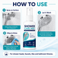 🔥 50% OFF! 🚿 Fast-Acting Shower Limescale Remover Spray | Removes Hard Water Stains & Mineral Build-Up | Spray, Wipe & Shine ✨