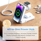 🔥 50% OFF! 🔋 3-in-1 Foldable Magnetic Charging Stand | Wireless Charging Station for Phone, Watch & Earbuds | Compact & Space-Saving ✨