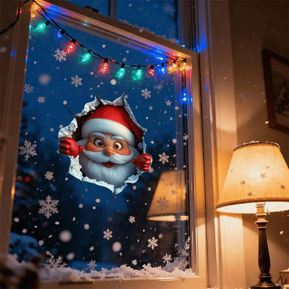 🎄 Christmas Creative Wall Stickers | Easy Christmas Home Decoration | Festive Wall Art for Living Room, Bedroom & More 🎁